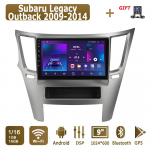 Android Carplay autoraadio Subaru Legacy Outback 2009-2014 multimeediumipleieri peakomplekti stereo GPS-navigatsioon BT WIFI 2+32GB 1+16GB