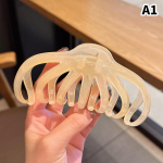 Korea naiste t&uuml;drukute plastikust juuksek&uuml;&uuml;nised juukseklambrid peakatted suures suuruses juuksen&otilde;el Krabi Barrette moekaunistused juukseaksessuaarid A3