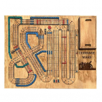 Cribbage'i S&otilde;jad Lauam&auml;ng Lapsed T&auml;iskasvanud Pere Pidulik Mitme M&auml;ngijaga Interaktiivne Puidust Kaasaskantav Pidev 25*30cm