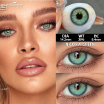 EYESHARE New 2Pcs Color Contact Lenses Natural Black Contact Lenses Sapphire Eyeglass Lenses Brown Contact Lenses Green Fashion Lenses
