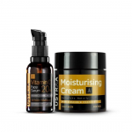 Ustraa 20% Vitamin C Face Serum - 30ml | 20% Vitamin C in Pure form | Anti-Aging, Brightening & Moisturising Cream - Oily Skin - 100g