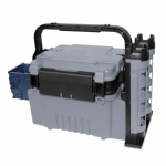 Kalastuskast Reisip&uuml;&uuml;gikarp pudelihoidja ja ridvaaluse torudega hall