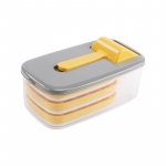 Pressi t&uuml;&uuml;p j&auml;&auml;kuubiku tegija Silikoonist j&auml;&auml;aluse valmistamine vormi loov hoiukast kaas kandikud baar k&ouml;&ouml;k ruut kuubiku konteineri komplekt sinine