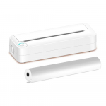 A4-formaadis kaasaskantav paberprinter termoprintimise juhtmevaba BT Connect &Uuml;hildub iOS-i ja Android-iga valge