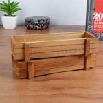 Wood Planter Box Garden Yard Ristk&uuml;liku Lille Succulent Container Plant Pot