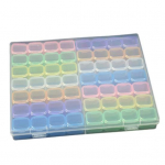 K&uuml;&uuml;nte tarvikute hoiukarp, eemaldatav 56 v&otilde;re, l&auml;bipaistvad n&auml;htavad helmed, kivid kivid, merekarbid, kuvari hoiukarp