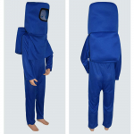 Laste astronautide kost&uuml;&uuml;m skafandri kost&uuml;&uuml;m Jumpsuit seljakott Cosplay Halloweeni kost&uuml;&uuml;mid j&otilde;ulud lastele v&auml;ikelastele vanuses L sinine