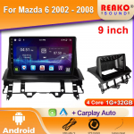 2K IPS Android autoraadio Mazda 6 2002 - 2008 jaoks Multimeedia videopleier Navigatsioon Stereo GPS 4G Carplay Autoradio 4 core 1GB+32GB carplay