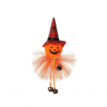 Halloweeni kaunistuspidu Pumpkin Ghost Witch B Lack Cat Charm D oranž