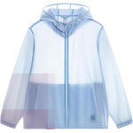 Li Ning China Color Series &Uuml;likerge Hingav K&uuml;lma Tehnoloogiaga T&otilde;mblukuga Kapuutsiga UPF50+ P&auml;ikesekaitse Jakk Meeste Jakk Kuuvalge AFDU361-8 L