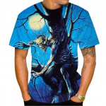 Kuum m&uuml;&uuml;a uus Live Dead 3D printimine T-s&auml;rk Rock Music &Uuml;markaelusega l&uuml;hikeste varrukatega Heavy Metal Fashion vabaaja meeste unisex top S