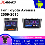 Carplay multimeediumipleier Autoraadio Android GPS-navigatsioonis&uuml;steem Autoraadio Toyota Avensis T27 jaoks 2009 2010 2011 2012 2013 2014 2015 4 core 1GB+32GB carplay