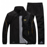 Suures suuruses dressipluusid 5xl pol&uuml;estrist spordidress Meeste spordir&otilde;ivaste spordikomplekt XL must