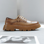 Moem&auml;rk Paks Tallaga Meeste Vabaajajalatsid V&auml;listingimustes Veisek&otilde;&otilde;luse V&auml;listallaga Tossud Ehtsast Nahast Briti Stiilis Kingad Vabaaja Paeltega Oxford Kingad 44 pruun