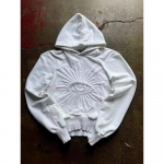 Topsid Harajuku Hip Hop Uus sviiter Y2k &Uuml;lem&otilde;&otilde;duline Tikitud Muster Kapuutsiga pusad naistele Gooti Punk Naiste Kapuutsiga pusad Streetwear S valge