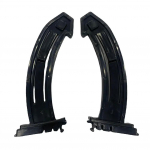 2 tk Auto kindalaeka raami kinnituskomplekt Kinnitusklamber Opel Astra G jaoks aastast 1998-2009 5114275 93176476 Autotarvikud must