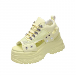 Mood Klassikaline Mood Naiste Kingad Populaarsed Suvised Uued Korea Paksutallalised Spordisandaalid &Uuml;mara Ninaga Vabaaja Kiilkontsaga Rooma Sandaalid 39 kollane