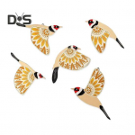 5 tk Puidust linnukaunistus Maal&auml;hedased lendavad linnud seinakaunistus Kodukontori seinakunst Linnukaunistused Kingitus linnus&otilde;pradele 1 Set