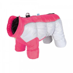 Veekindel kutsika puuvillane karv, paksendatud pehme talvine lemmiklooma jope D-r&otilde;ngaga helkurga Talvised lemmikloomakoerariided koertele kutsikale S punane