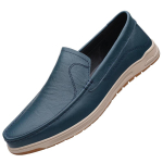 Moodne luksusbr&auml;nd Meeste mokassiinid Ehtsad nahast kingad Slip-on &Auml;rikingad Pulmakleidid K&otilde;rge kvaliteediga Mees Hingav S&otilde;idujalatsid Madalad 38 sinine