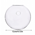 Kontorivaas Seinaripp Klaasseinakaunistus H&uuml;dropoonika Poolringikujuline 12CM