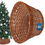 Panier de Sapin de no&euml;l en osier &Oslash; 45 cm - Jupe de sapin de No&euml;l couleur naturelle - KOTARBAU&reg;