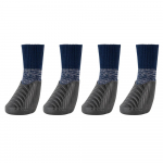 4 TK/komplekt Koera saapad Veekindlad Vihma Talvised Lemmiklooma lumekingad Kutsika sokid libisemisvastase tallaga Pehme Mugav Koerte K&auml;pakaitse S