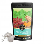 TEACURRY Ageing Tea (100g Loose) + Infuser - Helps to Promote Natural Younger Look | with All Natural Tea Leaves | For Both Men and Women