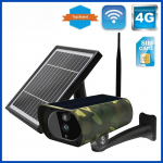 4G kaamera v&auml;litingimustes p&auml;ikesepaneel 2K 5MP HD WIFI juhtmevaba turva CCTV 12000mah akuga koos vargusvastase sireenalarmiga Wifi Camera 64G