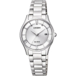 Citizen ES0000-79A ( K&auml;ekell CITIZEN COLLECTION Eco-Drive raadio teel juhitav &Otilde;huke seeria Kuup&auml;ev Naiste Roostevabast terasest rihm /H&otilde;bedane)