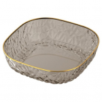 Puuviljataldrik l&auml;bipaistev teemanttekstuur Kerge luksuslik, suure mahutavusega puuviljataldrik Mitmek&uuml;lgne, elegantne t&ouml;&ouml;laua korrastaja sinine