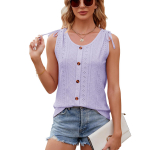 YYFS Naiste moe vabaaja suvekevadine &uuml;hev&auml;rviline printimine varrukateta O-kaelusega pluusid ja s&auml;rgid S