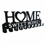 1 tk seinale kinnitatav metallist v&otilde;tmehoidja, mida saab kasutada igasuguste v&otilde;tmete riputamiseks ka vintage seinakaunistuseks must