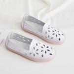 Uued mokassiinid naiste balletikorterid, suvised &otilde;&otilde;nsad s&uuml;gisene naiste p&auml;tsid Nahast naiste kingad, vabaaja suurus 35-43 35 valge