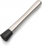 Roostevabast terasest k&auml;sitsi purustatud j&auml;&auml;haamer, purustatud paprikapulgad, kokteil j&auml;&auml;kuubikupurusti, puu-, segamismasin, nuia, baarit&ouml;&ouml;riist