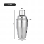 350/550/750 ml roostevabast terasest kokteili&scaron;eiker Martini Mocktail veinivalmistamiseks Bostoni &scaron;eiker baarmeni joogibaari t&ouml;&ouml;riistadele