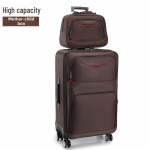 Suure mahutavusega Oxfordi riidest k&auml;rukohver universaalsete rataste ja paroolilukuga meestele ja naistele 20-inch [Carry-on]