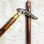 K&auml;imiskepp meestele Flora Kuldne Liin K&auml;imiskepp Puit Messingist K&auml;epide Viktoriaanlik K&auml;imiskepp Steampunk Riietus