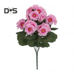 1/2 tk Kunstlikud pelargoonid Realistlikud UV-kindlad v&otilde;ltslillede pulmapidu siseruumides v&auml;ljas kontorilaua keskosa plastikust kunstlilletaimed 1pc punane