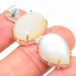 Moonstone Handmade 925 Sterling Silver Jewelry Pendant 1.77 m8n73