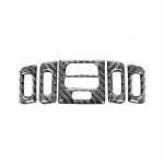 BMW E90 E92 E93 jaoks 5 tk s&uuml;sinikkiust sisekleebis auto keskne &otilde;huava v&auml;ljalaskeava armatuurlaua k&otilde;lari paneeli kaunistustarvikud