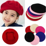 Lapsed Beebi soojad villased m&uuml;tsid Barett Artist Beanie Hat Suusam&uuml;ts roosa