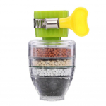 Segistikinnitusega filter Kodumajapidamises kasutatav vett s&auml;&auml;stev sprinkler P&ouml;&ouml;ratav 6 kihti jooksva vee puhasti pritsmekindel k&ouml;&ouml;givalamu jaoks roheline