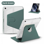 Tahvelarvuti &uuml;mbris Samsung Galaxy Tab A8 S9 FE A9 Plus 11 tolli S7 S8 S9 Plus 12,4 tolli S6 Lite jaoks 360&deg; p&ouml;&ouml;ratav &uuml;mbris koos pliiatsihoidjaga ja kaanega Tab A8 10.5'' tumeroheline v&auml;rv