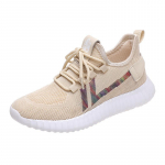 2024 Naiste Spordijalatsid Kerged V&otilde;rk-Tennised Naine Sportlik Hingavad Jooksujalatsid Lendav Kude Vabaaja Zapatillas Mujer 35 beež