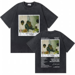 Pestud Vintage R&auml;ppar Kendrick Lamar Good Kid Money Trees T-s&auml;rgid Naised Hip Hop Retro &Uuml;lem&otilde;&otilde;duline T-s&auml;rk Naised Moetrend T-s&auml;rk 4XL must