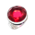 Mozambique Garnet Handmade 925 Sterling Silver Jewelry Ring Size 7 k9c13