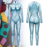 3D-prinditud Sally Cosplay Kombinesoon Halloweeniks S