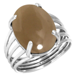 925 Sterling H&otilde;be S&otilde;rmus Naised V&auml;&auml;riskivi K&auml;sit&ouml;&ouml; Ehted Pulmakink Malahhiit Vikerkaare Kuukivi Roosa Kvarts Punane Kivi Suitsukvarts Tiigrisilm Vanaaegne 10.5 suitsune topaz v&auml;rvi