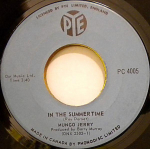 7-tolliline plaat MUNGO JERRY - In The Summertime PC4005 Pye Records 1970 Kanada Rock Kasutatud